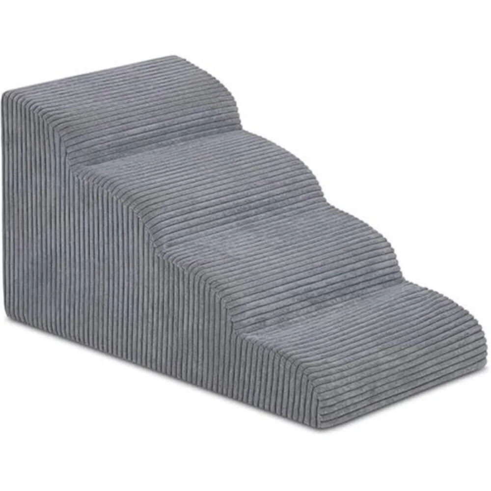 Dog Stairs & Steps for High Beds, 4 Steps High Density Foam Waterproof Dog Ramp